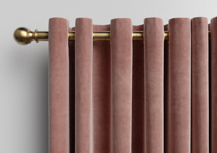 Premier Velvet (Thermal Blackout), Dusky Rose - Made to Measure Curtains - Image 10